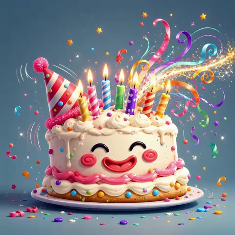 Belated Birthday GIF with Funny Wishes