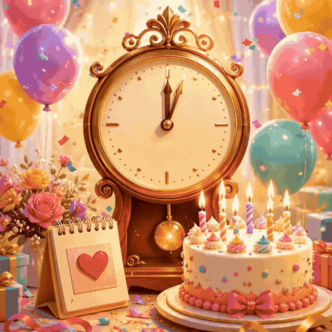 Belated Happy Birthday GIF with Wishes