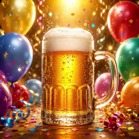 Brother Birthday Beer Mug GIF with Wishes