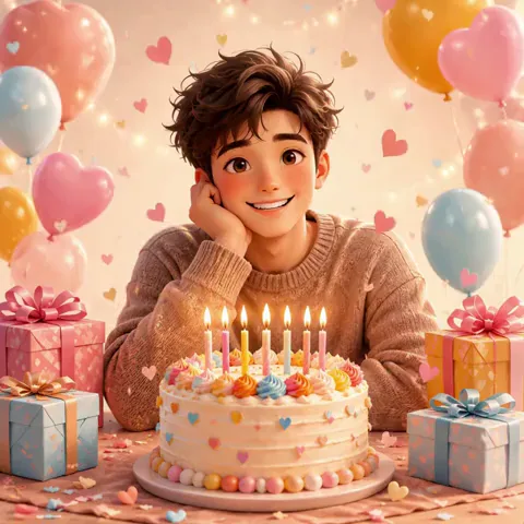 Happy Birthday Brother GIF with Sweet Wishes